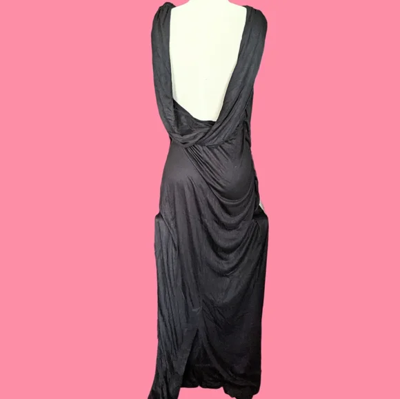 H&M viscose drape maxi dress - Picture 3 of 7